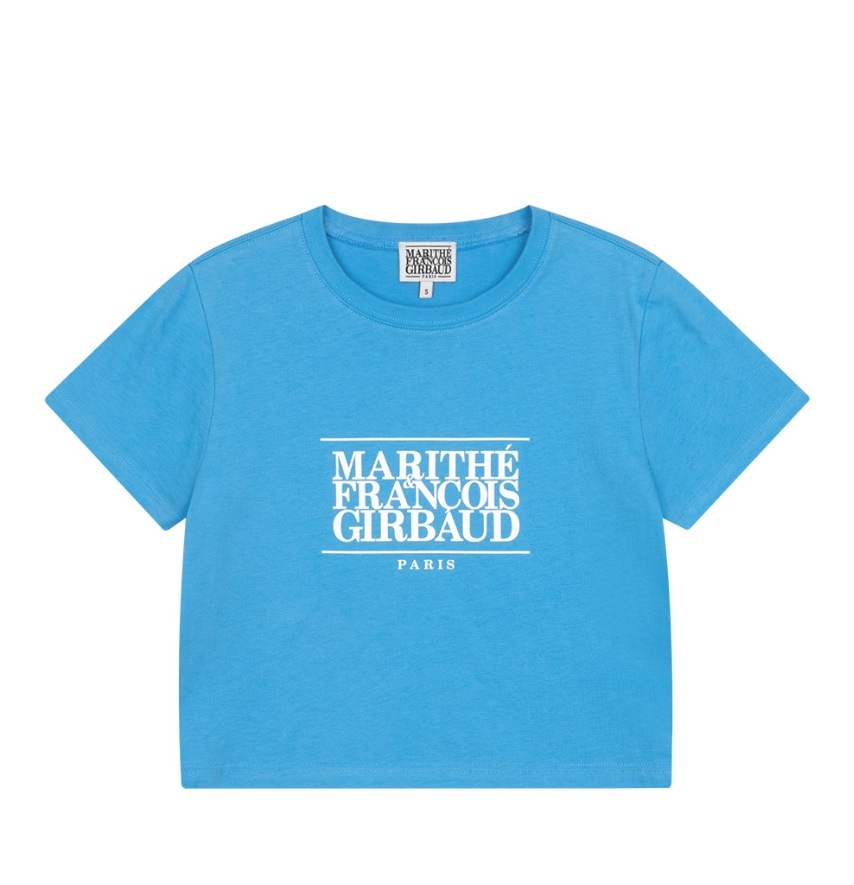 マリテフランソワジルボー　W CLASSIC LOGO CROP TEE マリテフランソワジルボーW CLASSIC LOGO CROP TEE Tシャツ