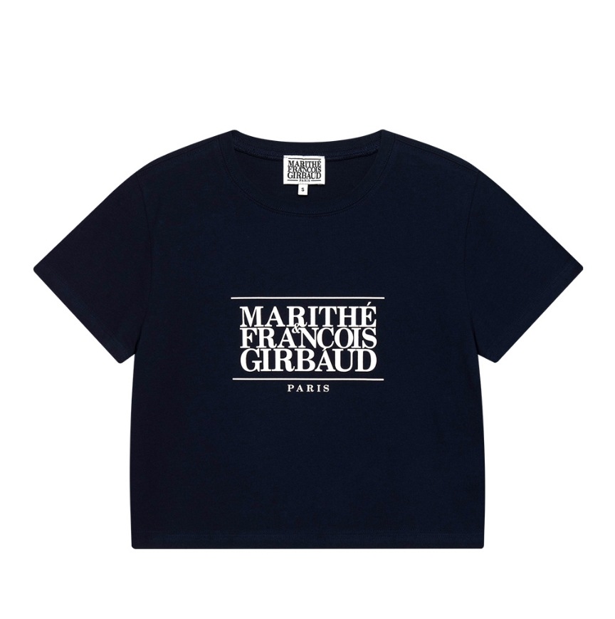 マリテフランソワジルボーW CLASSIC LOGO CROP TEE Tシャツ