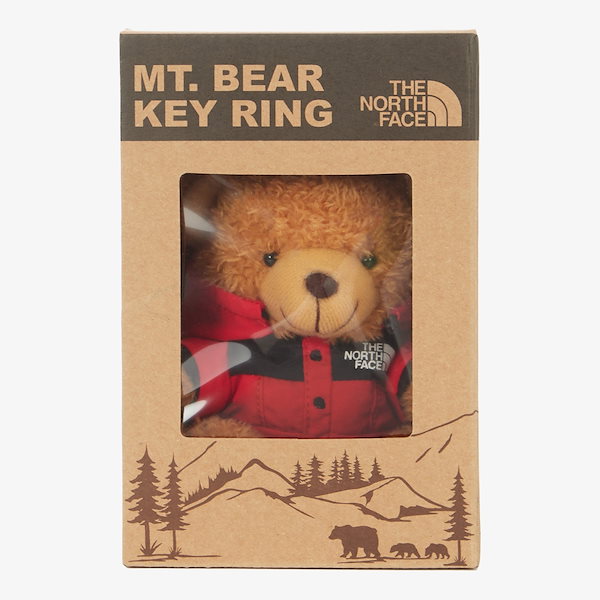 韓国限定　ノースフェイス MT. BEAR KEYRING ベア キーリング2個 THE NORTH FACE 【即納商品あり/国内配送】THE ノースフェイス