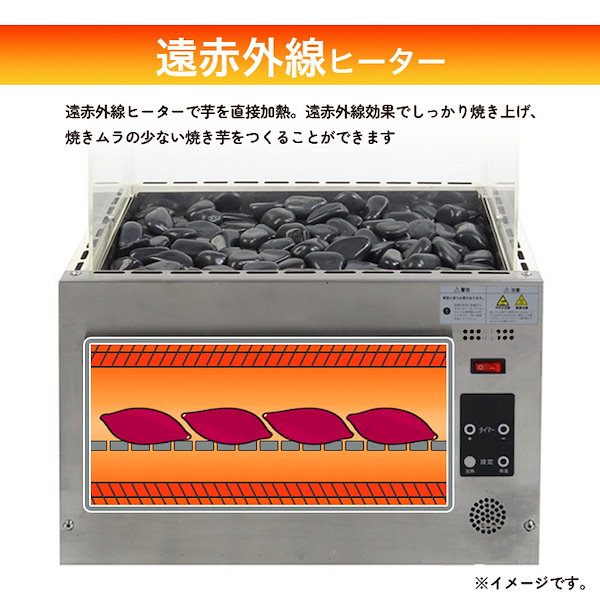 Qoo10] 【プレゼント付き】焼き芋器 焼いも機 焼