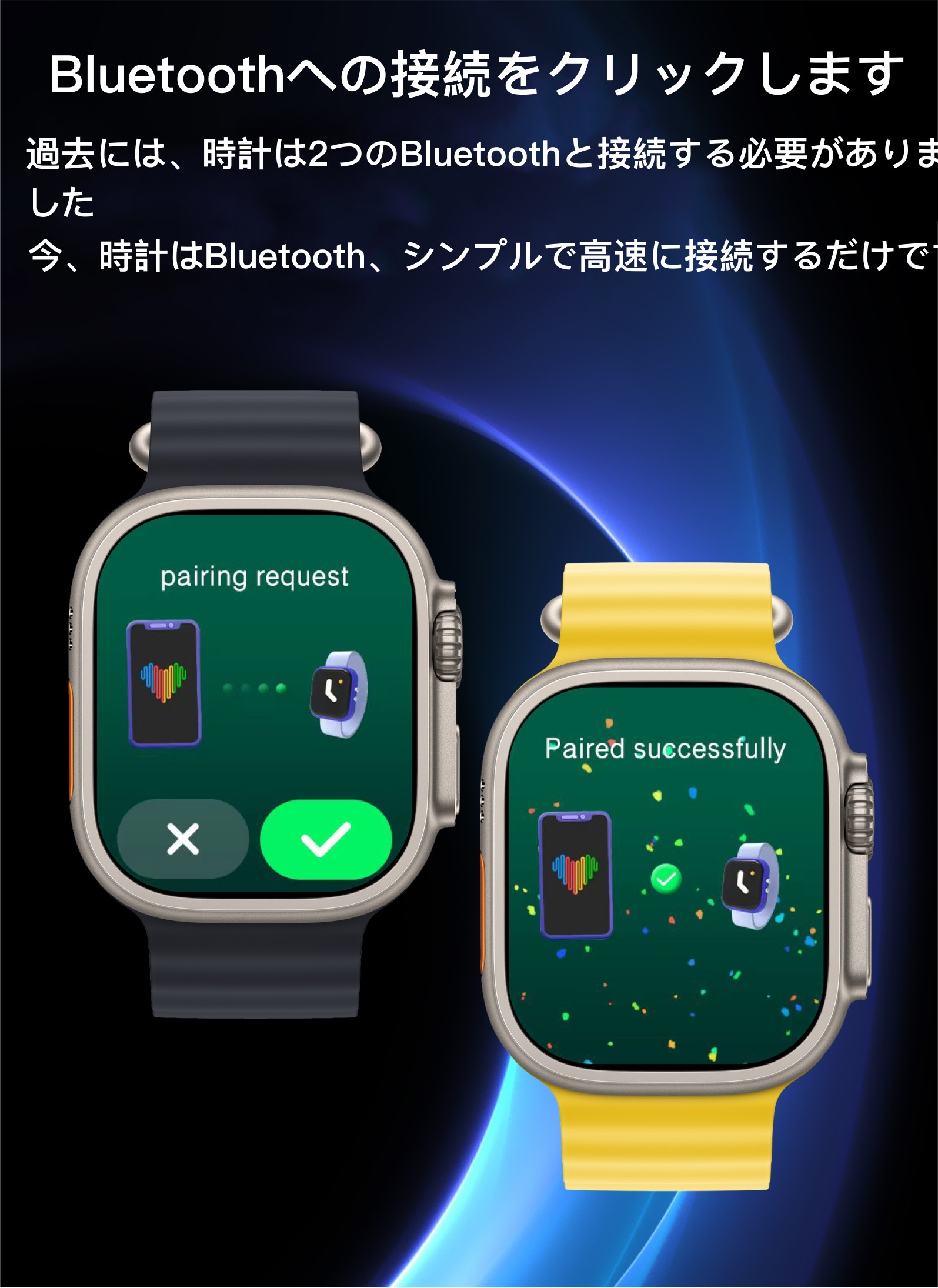 HK9 Ultra 2 スマートウォッチ HK9 Ultra 2 Max 電子ブック TWSイヤホンのスマート接続 NFC ChatGPT フォトアルバム 2GB ROM 地元の音楽 通話 日本語