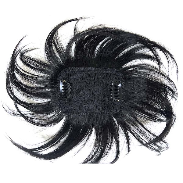 Qoo10] ヘアピース 頭頂部 ウィッグ 人毛100