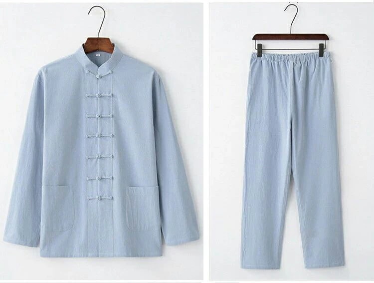 【無料】2点セット メンズ セットアップ チャイナシャツ 上下セット 長袖 カジュアルシャツ チャイナ服 カンフーウェア 太極拳服 ロングパンツ チャイナボタン ルームウェア 男性用 立ち襟 カンフー 【無料】2点セット メンズ セットアップ チャイナシャツ 上下セット 長袖 カジュアルシャツ チャイナ服 カンフーウェア 太極拳服 ロングパンツ チャイナボタン ルームウェア 男性用 立ち襟 カンフー