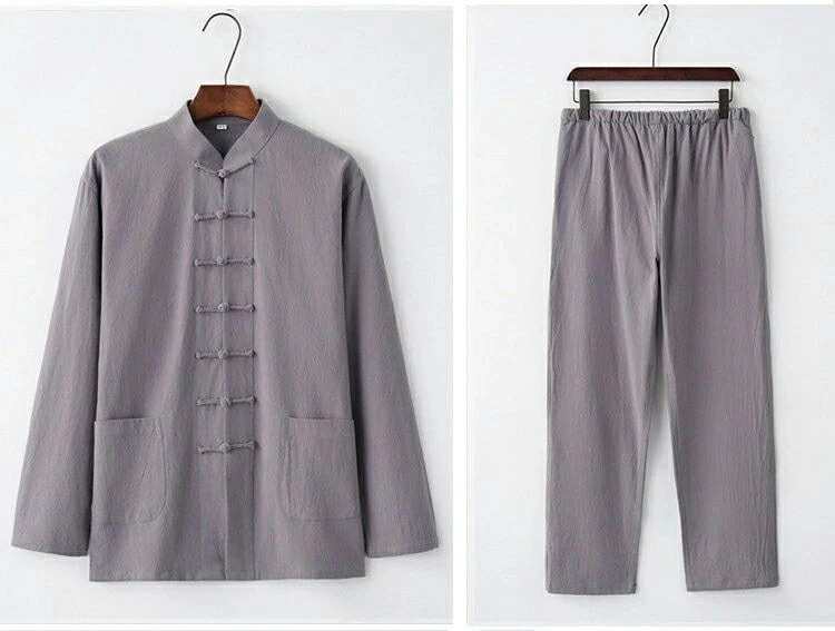 【無料】2点セット メンズ セットアップ チャイナシャツ 上下セット 長袖 カジュアルシャツ チャイナ服 カンフーウェア 太極拳服 ロングパンツ チャイナボタン ルームウェア 男性用 立ち襟 カンフー 【無料】2点セット メンズ セットアップ チャイナシャツ 上下セット 長袖 カジュアルシャツ チャイナ服 カンフーウェア 太極拳服 ロングパンツ チャイナボタン ルームウェア 男性用 立ち襟 カンフー