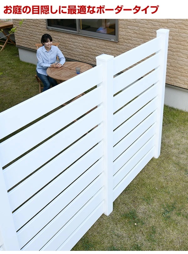 フェンス 目隠し 樹脂 固定金具セット 幅120高さ179 TPF1218A1 ホワイト フェンス 目隠し 樹脂 固定金具セット 幅120高さ179 TPF1218A1 ホワイト