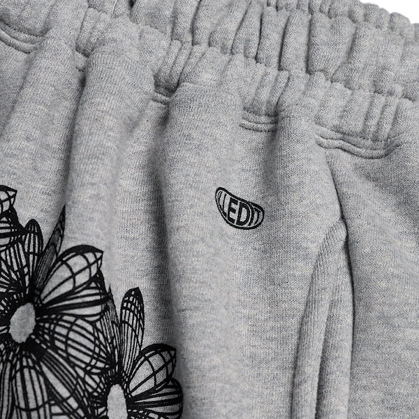 Qoo10] ILLEDIT FLOWER ARTWORK PANTS