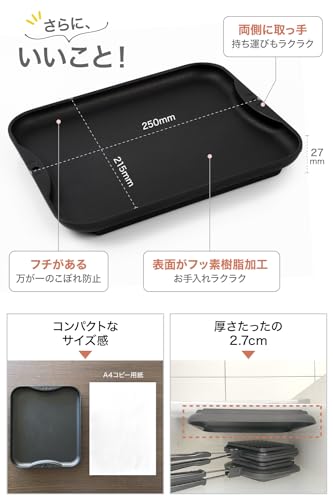 【 日本製 】 解凍プレート 解凍皿 [ IWANO ] 解凍時間を劇的に短縮 急速解凍 & 旨味も逃さない あら熱取りもできる コンパクトサイズ [一発解凍]プレート フッ素樹脂加工(汚れにくく洗い