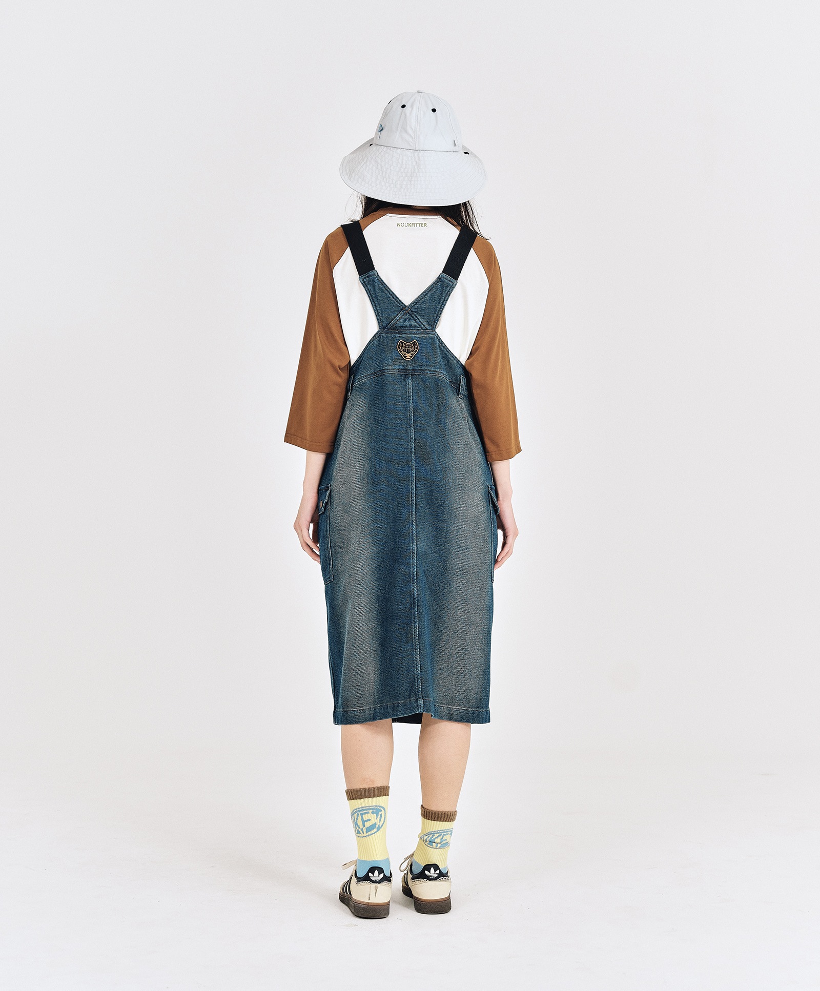 NKFT RAGLAN T-SHIRT_WOMEN [BROWN]