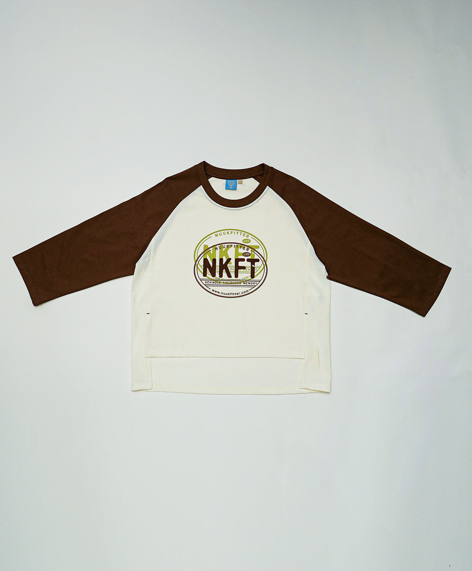 NKFT RAGLAN T-SHIRT_WOMEN [BROWN]