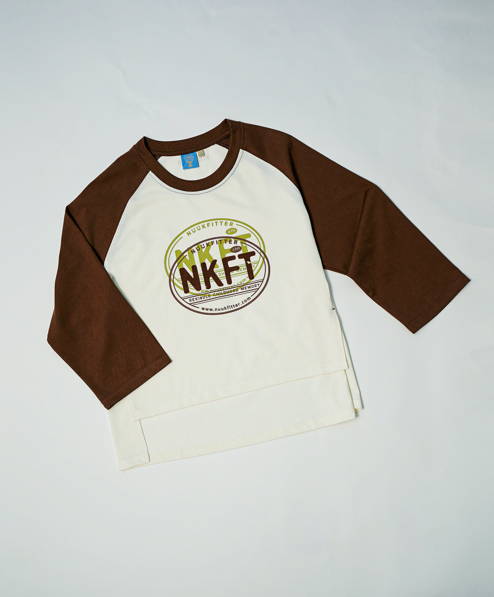 NKFT RAGLAN T-SHIRT_WOMEN [BROWN]
