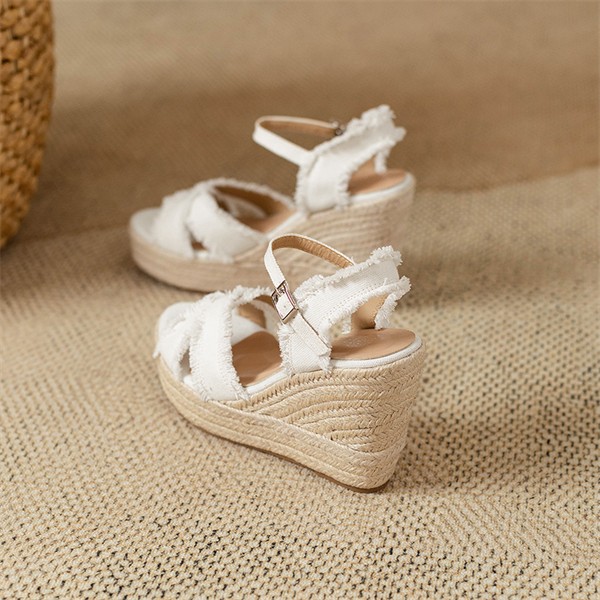 ウェッジソール サンダル レディース ストラップ 厚底 ヒール9cm ストラップサンダル 厚底サンダル おしゃれ 美脚 バックストラップ 歩きやすい カジュアル きれいめ 海 春 夏 大人 小さいサイ