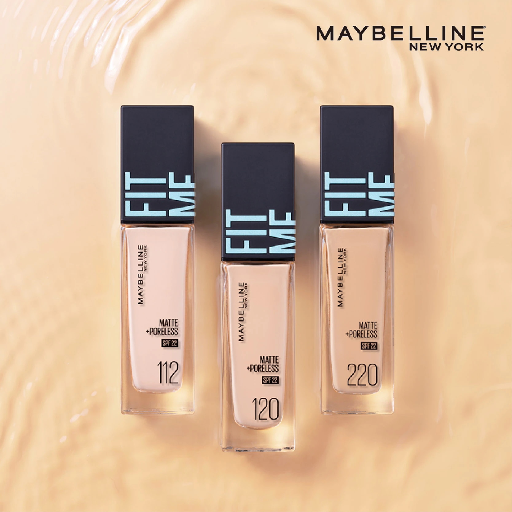Qoo10] MAYBELLINE NEW YORK フィットミー リキッド ファンデーション