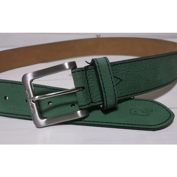 ヴィニヤードヴァインズ 本革製 レザーベルト グリーン vineyard vines VV4-033 ヴィニヤードヴァインズ 本革製 レザーベルト グリーン vineyard vines VV4-033