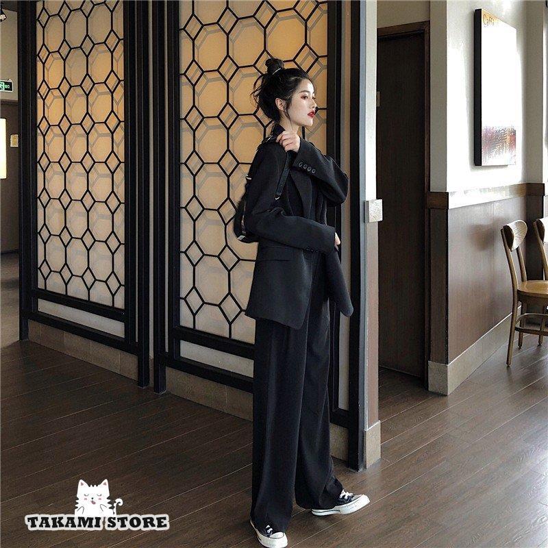 スーツセット レディース セットアップ 上下セット ジャケット ワイドパンツ ハイウエスト オーバーサイズ ビッグシルエット 韓国 ファッション ゆったり レトロ スーツセット レディース セットアップ 上下セット ジャケット ワイドパンツ ハイウエスト オーバーサイズ ビッグシルエット 韓国 ファッション ゆったり レトロ