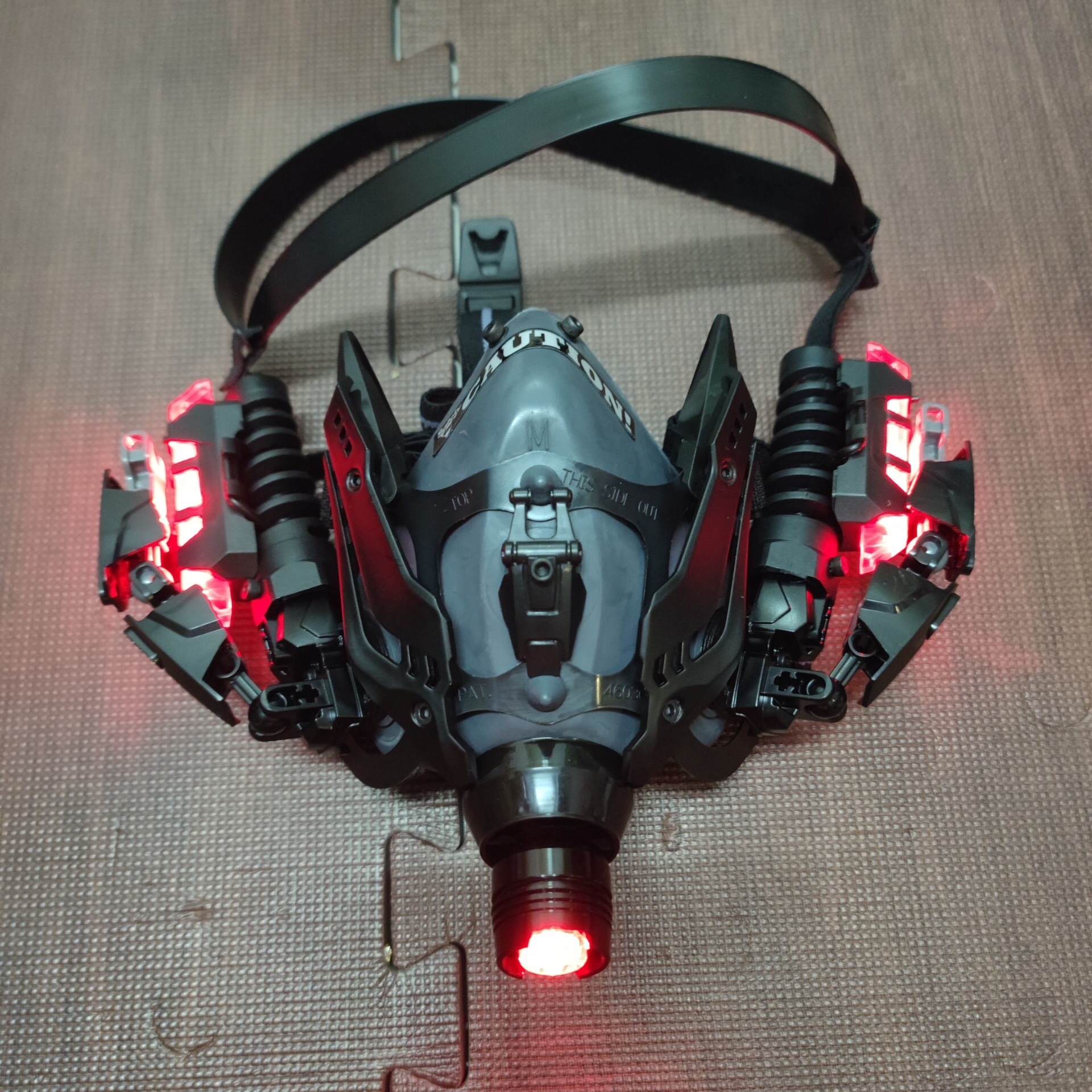 サイバーパンクマスク LEDフラッシュ 2023 アイマスク コスプレ