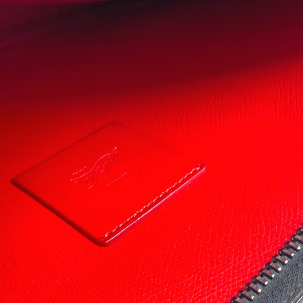 クラッチバッグ ロゴ カバン バッグ ポーチ レザー ブラック クラッチバッグ ロゴ カバン バッグ ポーチ レザー ブラック