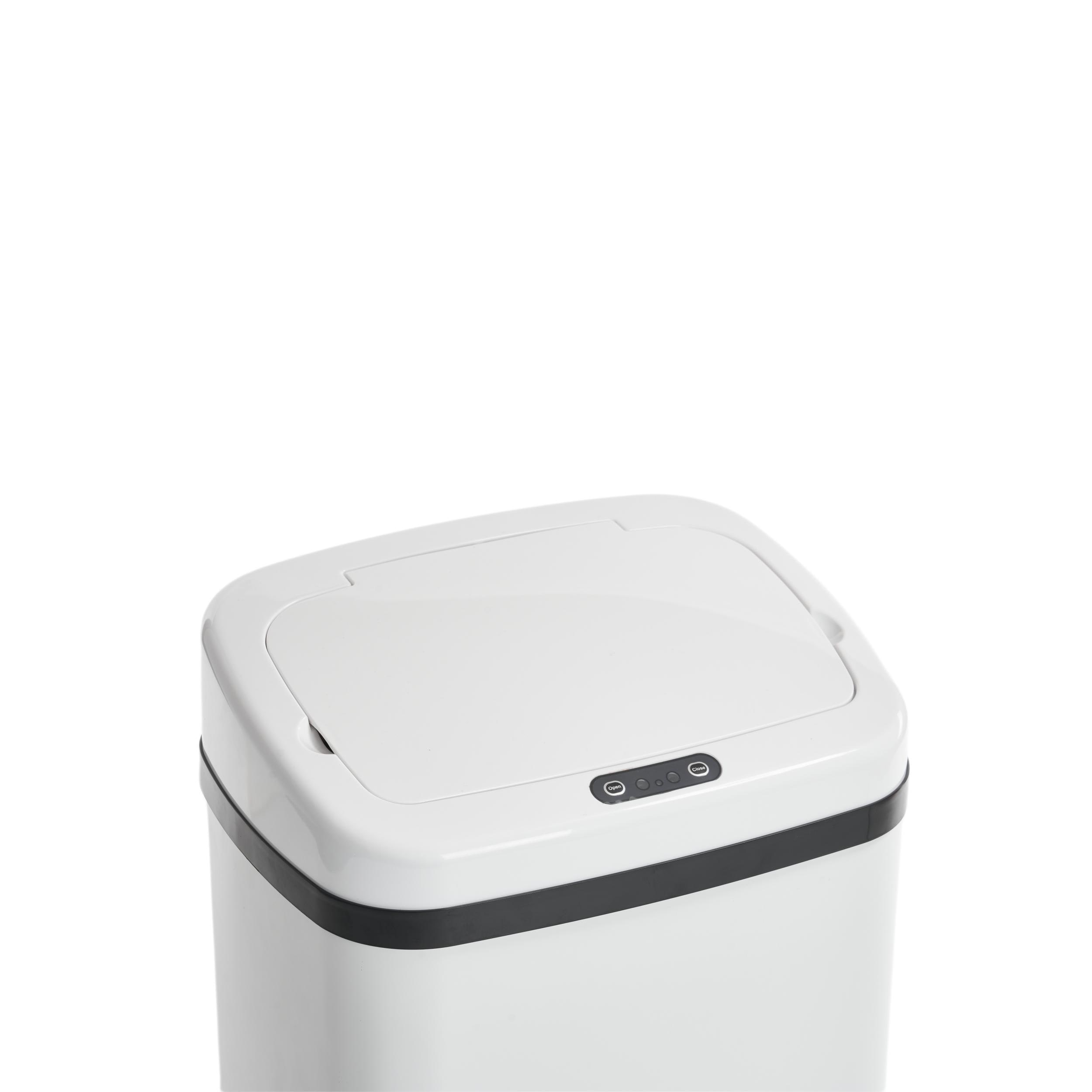 人気商品】センサー全自動開閉式 ゴミ箱 大容量45L ホワイト 【公式通販】