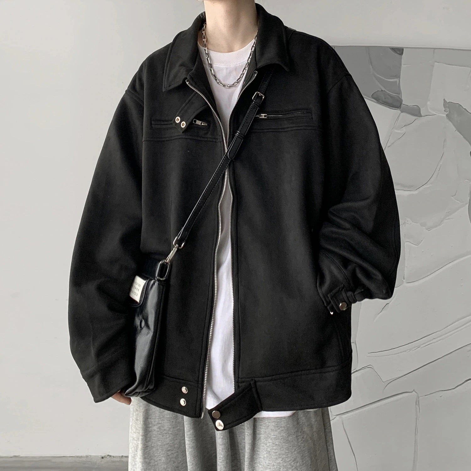 【新品販売】ジャケットメンズモデル男子高生秋と冬の厚化粧ジャケットジャケットく短いセクション春と秋のパイロットジャケットジャケット 【新品販売】ジャケットメンズモデル男子高生秋と冬の厚化粧ジャケットジャケットく短いセクション春と秋のパイロットジャケットジャケット