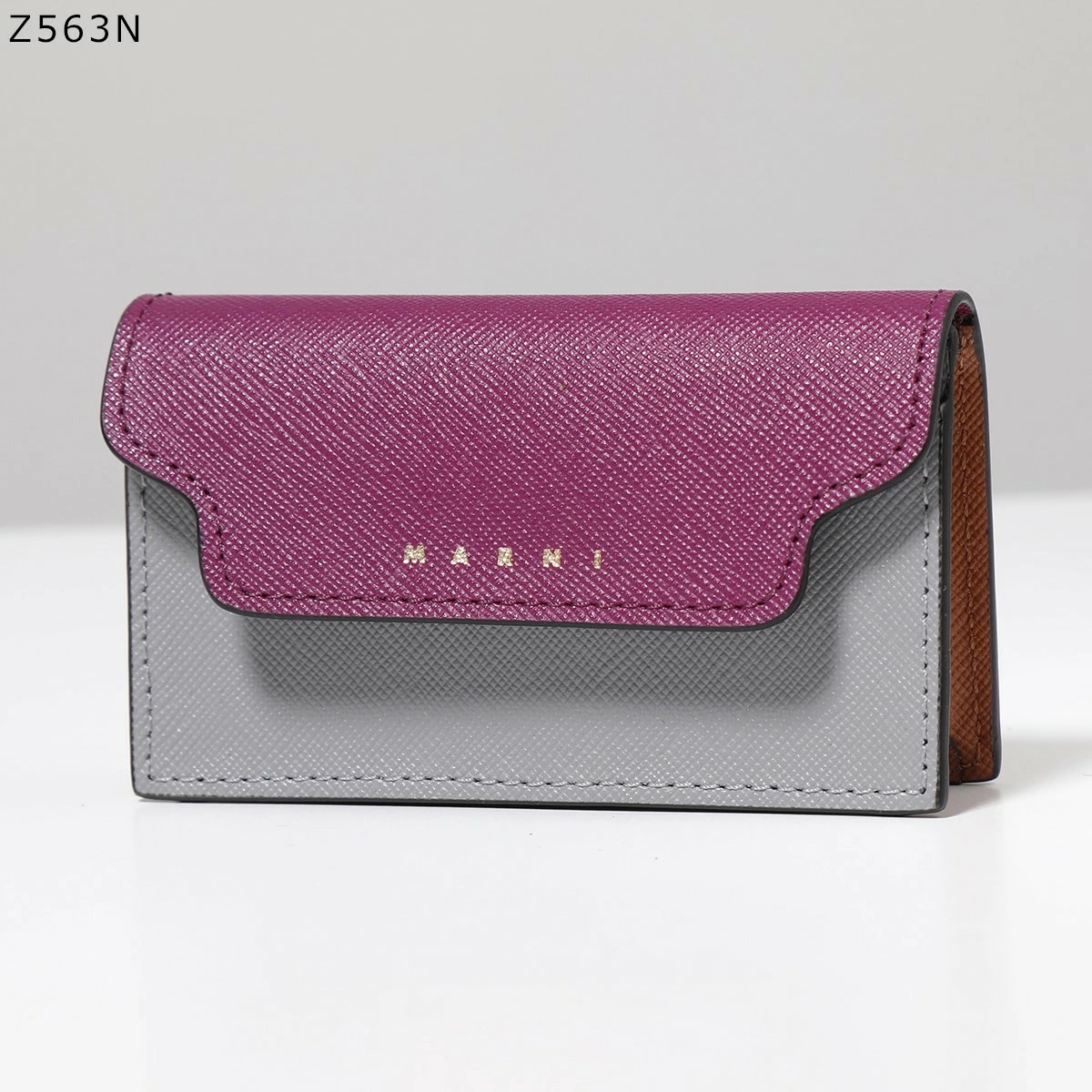 MARNI マルニ カードケース PFMOT05U21 LV520 レディース マルチカラー サフィアーノレザー 名刺入れ カラー10色