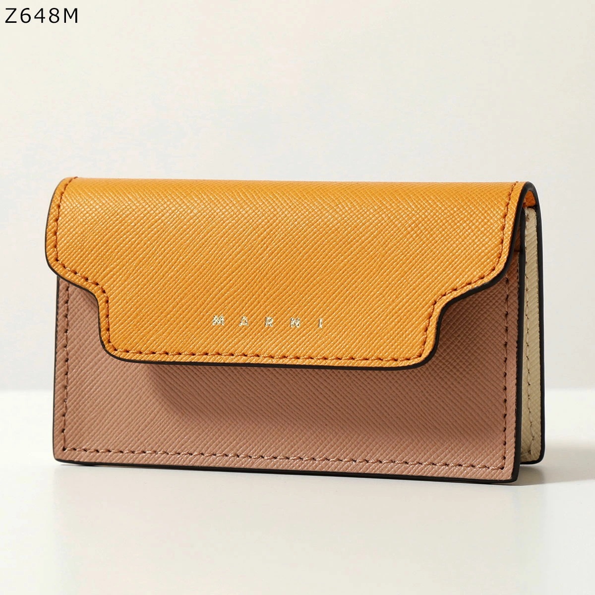MARNI マルニ カードケース PFMOT05U21 LV520 レディース マルチカラー サフィアーノレザー 名刺入れ カラー10色
