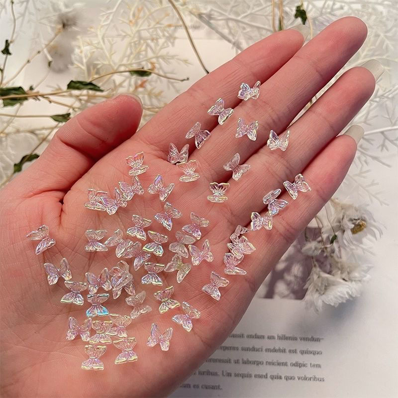 【1つ買うと1つ無料】【メガ割】ラッキーボックス ネイルアート蝶の装飾混合立体弓樹脂仕上げ完成品オーロラ蝶ネイル装飾 【1つ買うと1つ無料】【メガ割】ラッキーボックス ネイルアート蝶の装飾混合立体弓樹脂仕上げ完成品オーロラ蝶ネイル装飾