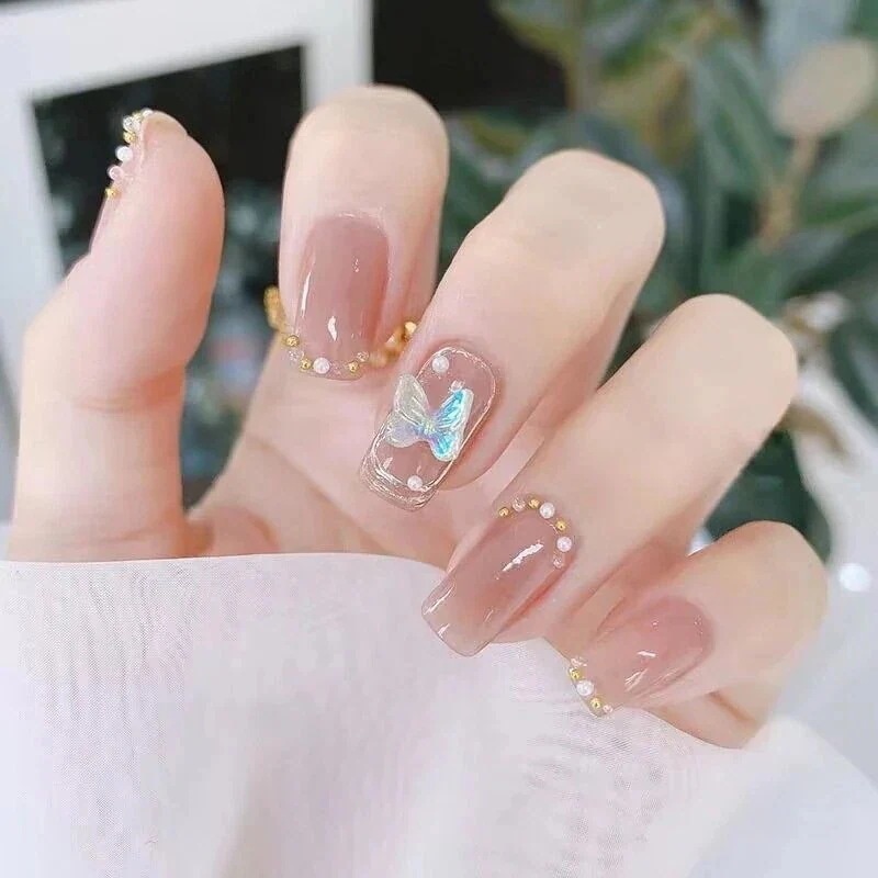 【1つ買うと1つ無料】【メガ割】ラッキーボックス ネイルアート蝶の装飾混合立体弓樹脂仕上げ完成品オーロラ蝶ネイル装飾 【1つ買うと1つ無料】【メガ割】ラッキーボックス ネイルアート蝶の装飾混合立体弓樹脂仕上げ完成品オーロラ蝶ネイル装飾