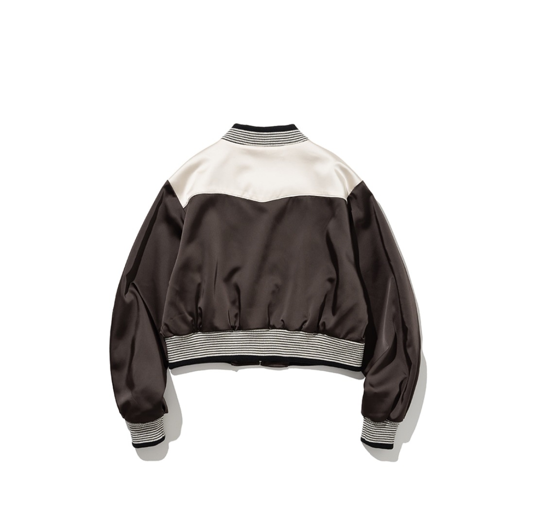 【ROCCI ROCCI】 RCC SATIN VARSITY JACKET : 2COLORS 【ROCCI ROCCI】 RCC SATIN VARSITY JACKET : 2COLORS