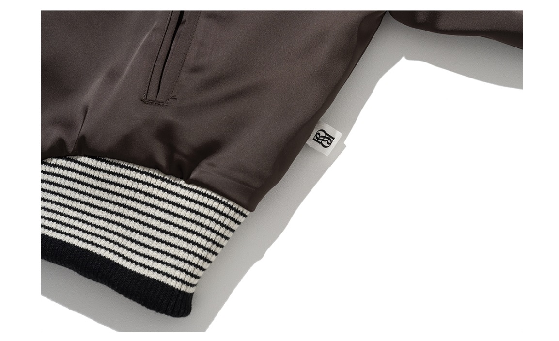 【ROCCI ROCCI】 RCC SATIN VARSITY JACKET : 2COLORS 【ROCCI ROCCI】 RCC SATIN VARSITY JACKET : 2COLORS