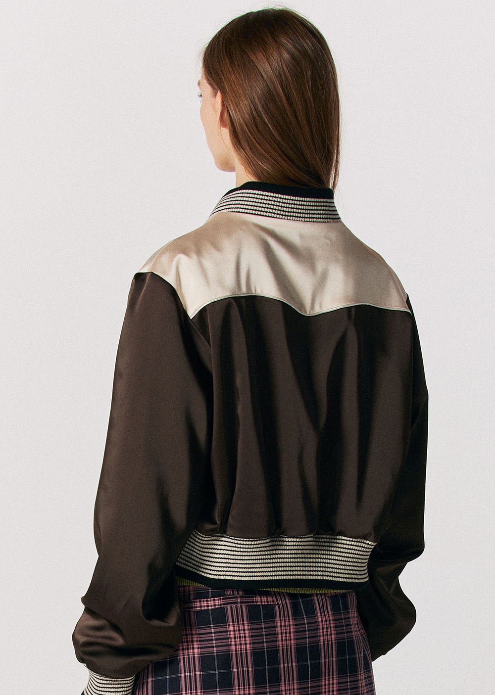 【ROCCI ROCCI】 RCC SATIN VARSITY JACKET : 2COLORS 【ROCCI ROCCI】 RCC SATIN VARSITY JACKET : 2COLORS