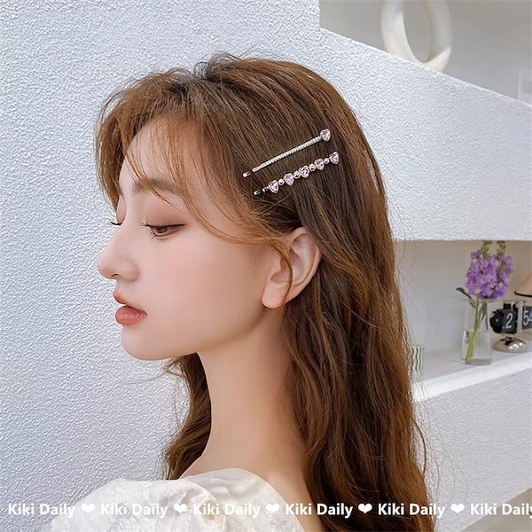 新品未使用☆ヘアアクセサリー☆ヘアピン５点セット☆ゴールド☆ブルー