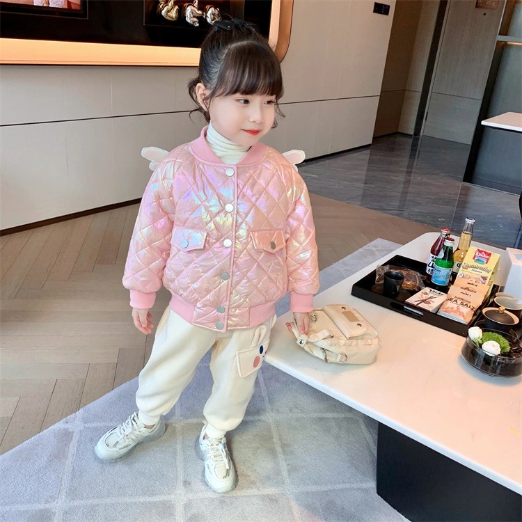 早い者勝ち カジュアル 漫画 翼 パッド入りコットン コート 子供 ジャケット ウエスタンスタイル