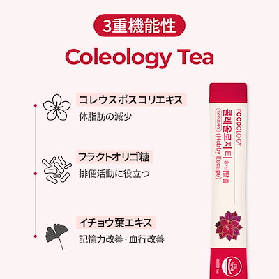 FOODOLOGY Coleology サプリ　TEA FOODOLOGY Coleology Cut Green Tea Extract For Women 60