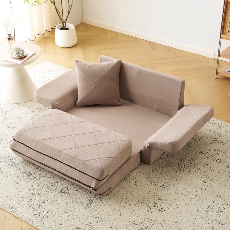 【日本国内出荷-3日で配達】ソファーベッド ソファベッド ローソファー 2人掛け マルチに使える3WAY 6段階リクライニング クッション付き 座椅子 ソファ 折りたたみベッド DJYC25 【日本国内出荷-3日で配達】ソファーベッド ソファベッド ローソファー 2人掛け マルチに使える3WAY 6段階リクライニング クッション付き 座椅子 ソファ 折りたたみベッド DJYC25