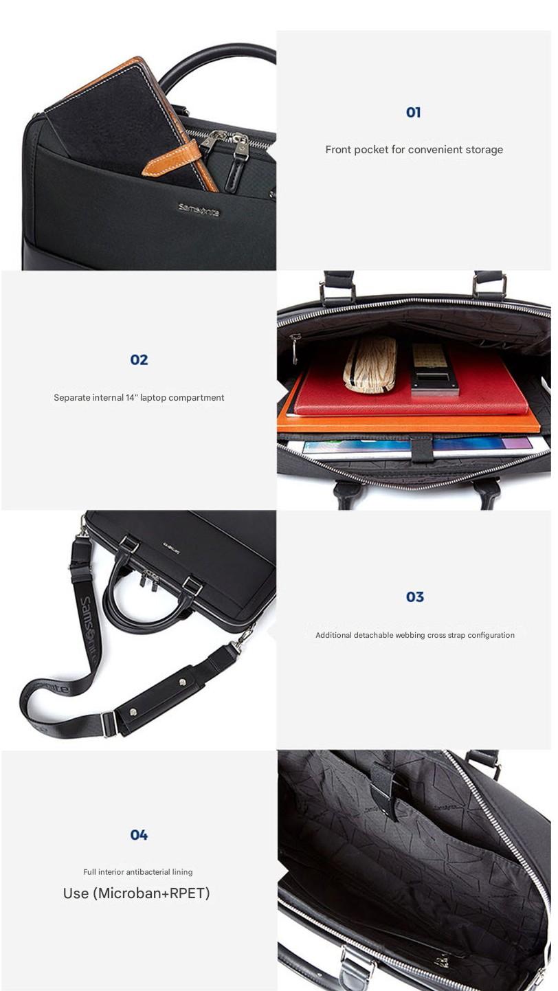 samsonite HAZELBURN Briefcase Black QM509001 samsonite HAZELBURN Briefcase Black QM509001