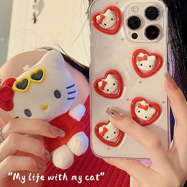 Qoo10] 【2024年新商品入荷】キティ スマホケ