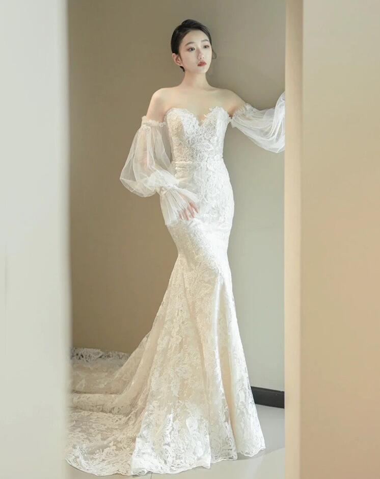 マーメイド 花嫁ドレス きれいめ 前撮りドレス 後撮り 結婚式ドレス パーティードレス お姫様 成人式ドレス 可愛い 高級感 ウェディングドレス フォトウェディング撮影 カラードレス コンサート オフ マーメイド 花嫁ドレス きれいめ 前撮りドレス 後撮り 結婚式ドレス パーティードレス お姫様 成人式ドレス 可愛い 高級感 ウェディングドレス フォトウェディング撮影 カラードレス コンサート オフ