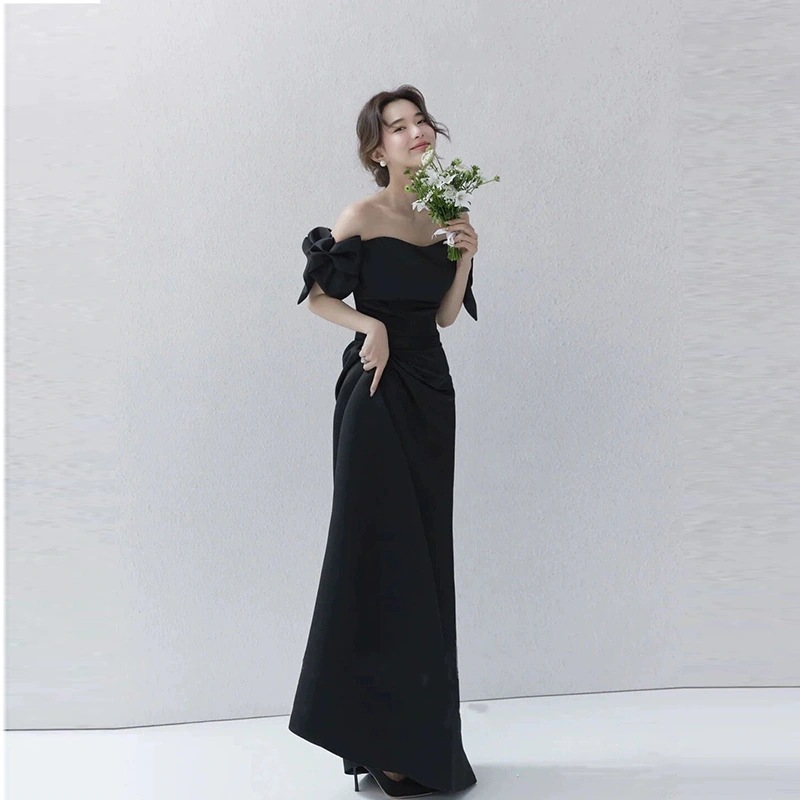 2024品追加パーティドレスウェディングドレスワンピース黒パーティードレス結婚式二次会半袖ホルターネックドレス前撮りAラインマーメイド花嫁ロングドレスお呼ばれ韓国 ワンピースパーティードレスワンピース 2024品追加パーティドレスウェディングドレスワンピース黒パーティードレス結婚式二次会半袖ホルターネックドレス前撮りAラインマーメイド花嫁ロングドレスお呼ばれ韓国 ワンピースパーティードレスワンピース