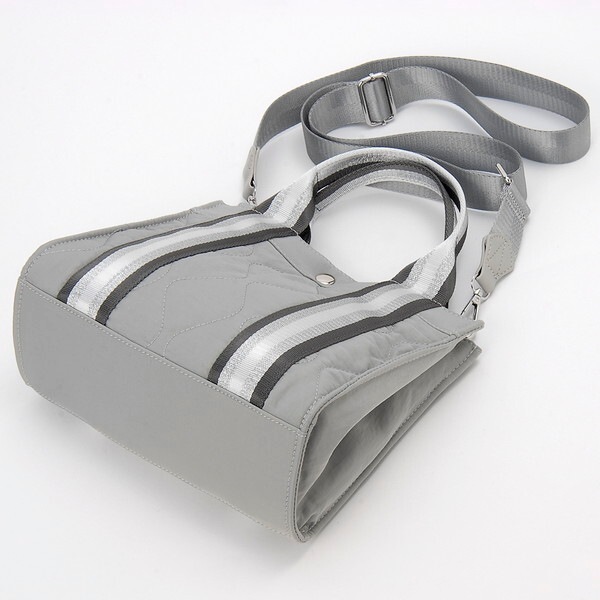 ジョリージョリ ナイロンキルト2WAYバッグ JJ-2025152-407 グレー