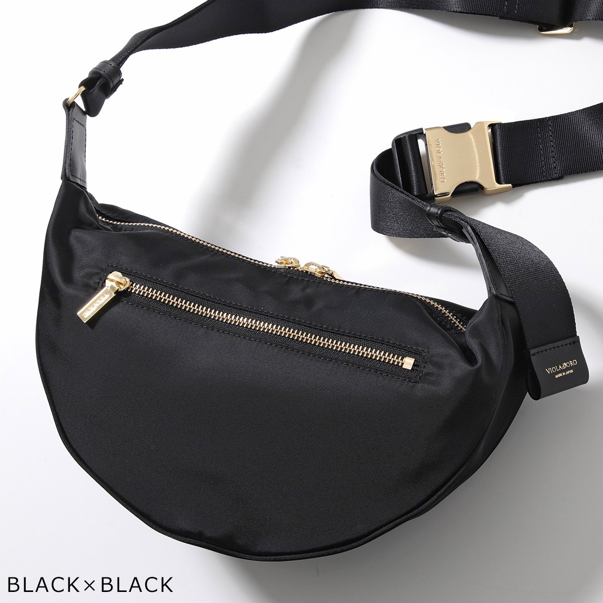 VIOLAdORO ヴィオラドーロ ボディバッグ BIANCA V-2247 レディース ナイロン ショルダーバッグ バックル クロスボディ 鞄 カラー3色 VIOLAdORO ヴィオラドーロ ボディバッグ BIANCA V-2247 レディース ナイロン ショルダーバッグ バックル クロスボディ 鞄 カラー3色