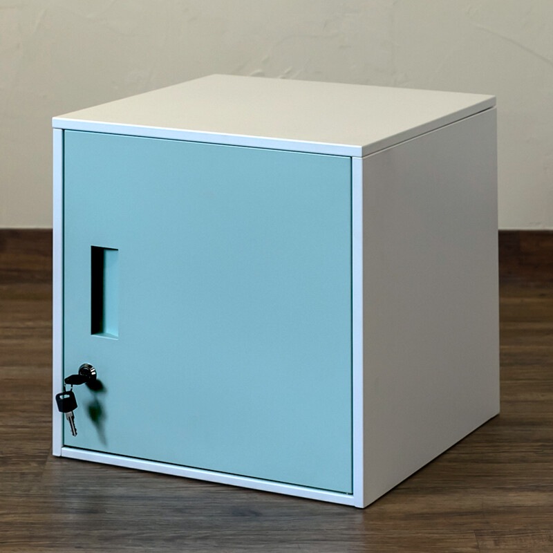 キューブBOX鍵付ロッカー(1個単品) キューブボックス 鍵付き ロッカー スチール 連結可能 収納ボックス コンパクト 貴重品 収納 保管 スペア キューブBOX鍵付ロッカー(1個単品) キューブボックス 鍵付き ロッカー スチール 連結可能 収納ボックス コンパクト 貴重品 収納 保管 スペア