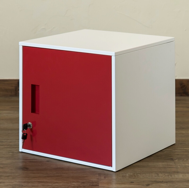 キューブBOX鍵付ロッカー(1個単品) キューブボックス 鍵付き ロッカー スチール 連結可能 収納ボックス コンパクト 貴重品 収納 保管 スペア キューブBOX鍵付ロッカー(1個単品) キューブボックス 鍵付き ロッカー スチール 連結可能 収納ボックス コンパクト 貴重品 収納 保管 スペア
