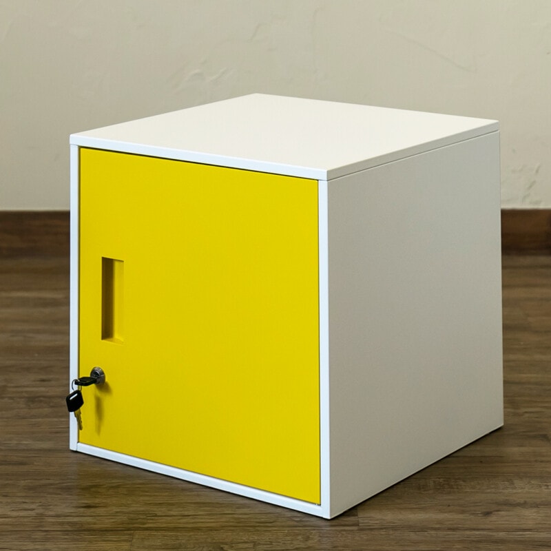 キューブBOX鍵付ロッカー(1個単品) キューブボックス 鍵付き ロッカー スチール 連結可能 収納ボックス コンパクト 貴重品 収納 保管 スペア キューブBOX鍵付ロッカー(1個単品) キューブボックス 鍵付き ロッカー スチール 連結可能 収納ボックス コンパクト 貴重品 収納 保管 スペア