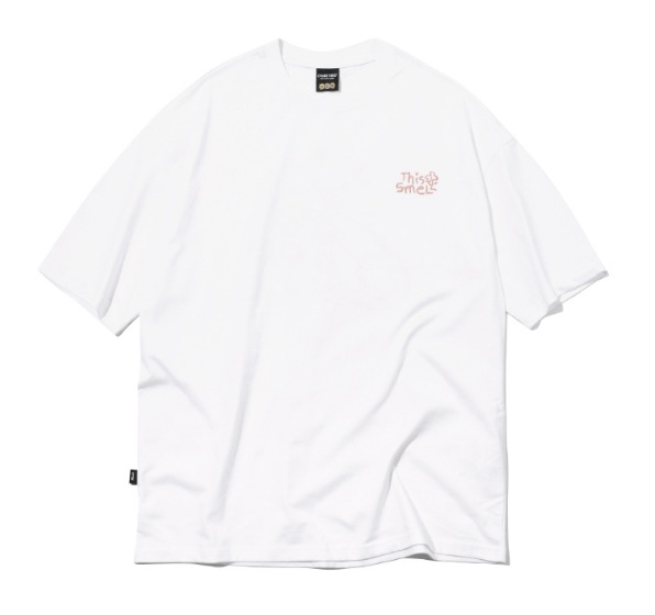 【CPGN STUDIO】 SMELL CAT Embroidery Short Sleeve Tee