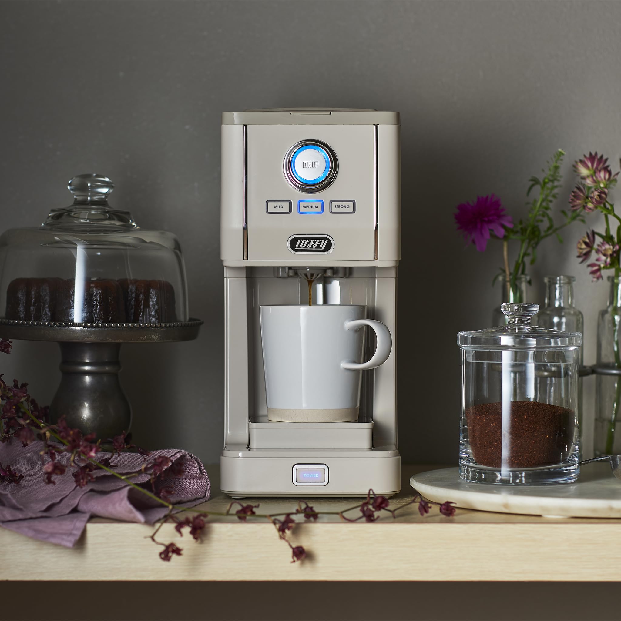 【Toffy/トフィー】 ダイレクトドリップアロマコーヒーメーカー K-CM12 カップに直接ドリップ ふたありタンブラー付き 間欠抽出 蒸らし機能 真空断熱 保温 保冷 高さ調節 K-CM12-GE 【Toffy/トフィー】 ダイレクトドリップアロマコーヒーメーカー K-CM12 カップに直接ドリップ ふたありタンブラー付き 間欠抽出 蒸らし機能 真空断熱 保温 保冷 高さ調節 K-CM12-GE