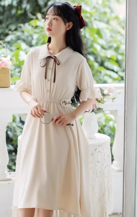 レディース トップス ワンピース ブラウス シャツワンピ 膝丈 膝下 ミモレ 半袖 5分袖 襟付き Aライン 刺繍 シフォン リボン ベルト ウエストマーク ウエストリボン かわいい 大人可愛い レディース トップス ワンピース ブラウス シャツワンピ 膝丈 膝下 ミモレ 半袖 5分袖 襟付き Aライン 刺繍 シフォン リボン ベルト ウエストマーク ウエストリボン かわいい 大人可愛い