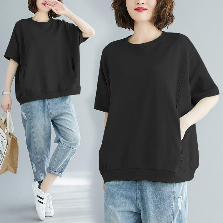 【超お得1つ買うと10個もらえる】急速出荷30% OFFビッグシルエット オーバーサイズ 無地 Tシャツ 半袖 トップス プルオーバー カットソー 五分袖 半そで ゆったり バスク 大きめ Tシャツ 【超お得1つ買うと10個もらえる】急速出荷30% OFFビッグシルエット オーバーサイズ 無地 Tシャツ 半袖 トップス プルオーバー カットソー 五分袖 半そで ゆったり バスク 大きめ Tシャツ