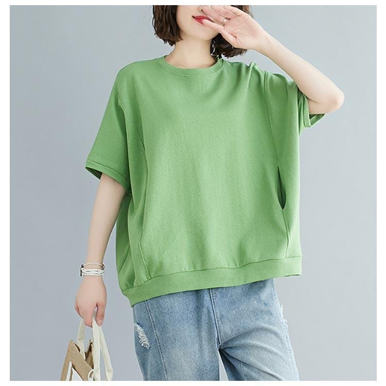 【超お得1つ買うと10個もらえる】急速出荷30% OFFビッグシルエット オーバーサイズ 無地 Tシャツ 半袖 トップス プルオーバー カットソー 五分袖 半そで ゆったり バスク 大きめ Tシャツ 【超お得1つ買うと10個もらえる】急速出荷30% OFFビッグシルエット オーバーサイズ 無地 Tシャツ 半袖 トップス プルオーバー カットソー 五分袖 半そで ゆったり バスク 大きめ Tシャツ