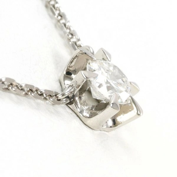 PT850 プラチナ ネックレス ダイヤ 0.430 鑑定書 約38cm ジュエリー 中古 PT850 プラチナ ネックレス ダイヤ 0.430 鑑定書 約38cm ジュエリー 中古