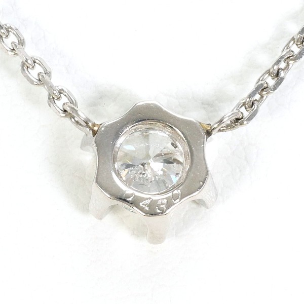 PT850 プラチナ ネックレス ダイヤ 0.430 鑑定書 約38cm ジュエリー 中古 PT850 プラチナ ネックレス ダイヤ 0.430 鑑定書 約38cm ジュエリー 中古