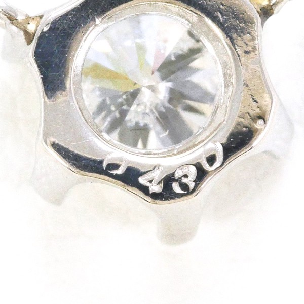 PT850 プラチナ ネックレス ダイヤ 0.430 鑑定書 約38cm ジュエリー 中古 PT850 プラチナ ネックレス ダイヤ 0.430 鑑定書 約38cm ジュエリー 中古